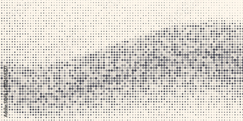 Hexagon Shapes Vector Abstract Geometric Technology Oscillation Wave Isolated on Light Background.