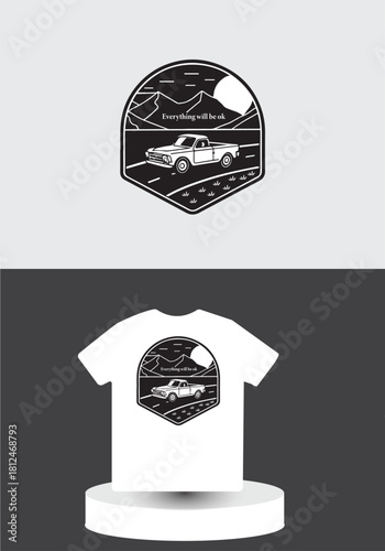 t shirt design concept vector
