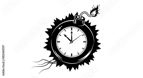 Abstract vector design with geometric shapes and lines in rgb color model