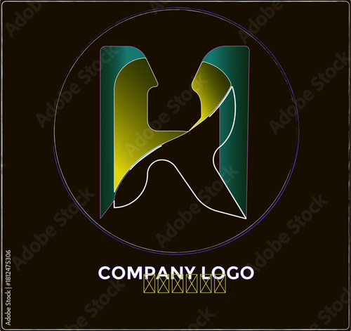 MR company logo design modern mr logo letter design shape vector smart logo design