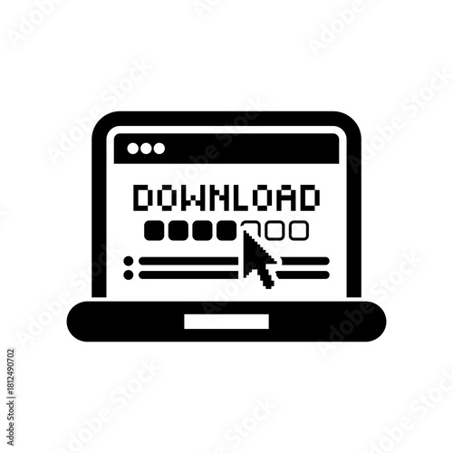 Download progress pc icon