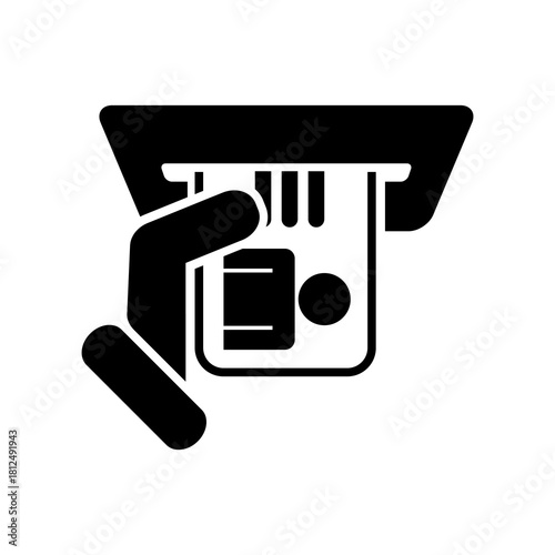 Id card insert icon