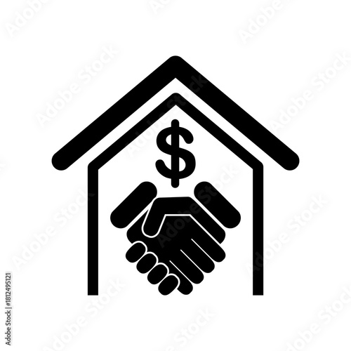 Quadro em tela Banking agreement