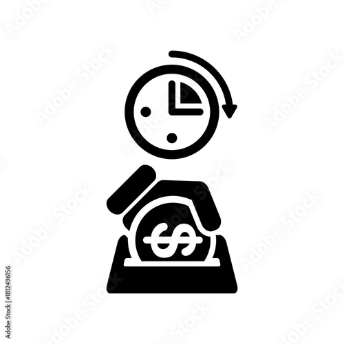 Fotografi Money time icon