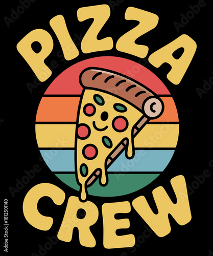 Italian Pizza Crew Funny Pizza