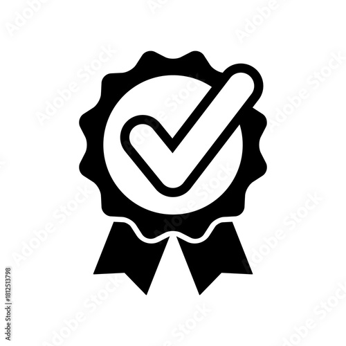 Checking quality symbol icon