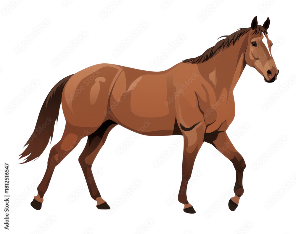 Fototapeta premium PNG Cleveland Bay Horse horse stallion animal.