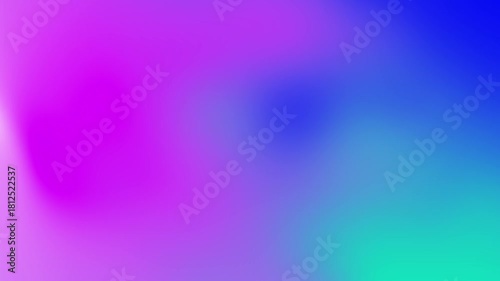 Abstract colorful gradient blur animated background. Soft pastel fluid background loop, blurred blend pink purple and blue color liquid flow design, creative vibrant color backdrop animation.