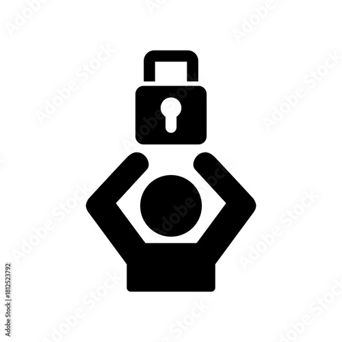 Forbidden access - Vector web icon