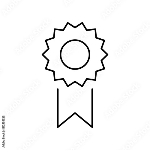 Rosette icon - Thin series