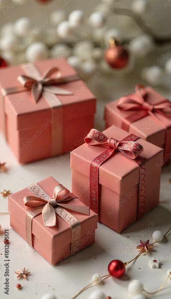 Obraz premium red gift box