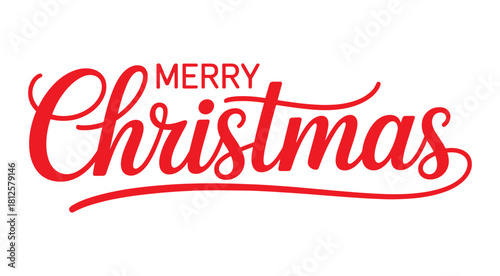 merry christmas lettering