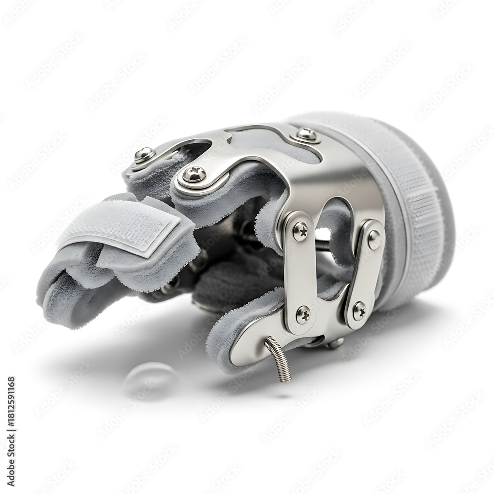 Obraz premium Advanced Prosthetic Hand A Disability Tool with Innovative Design and Functionality