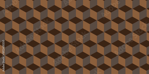 3d modeling cubes Illustration decoration seamless colorful material pattern square design.	

