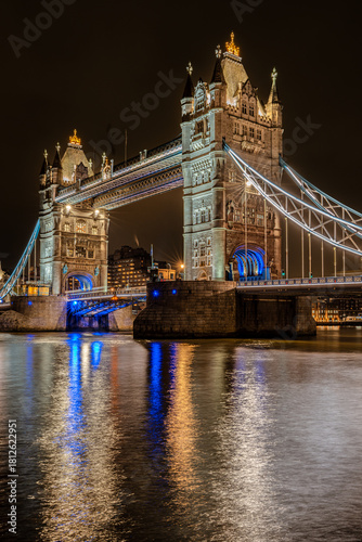 London Tower Bridge by night