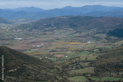 Panoramic view of the Delika Valley from the Monte Santiago Lookout
