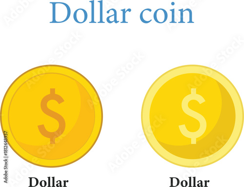 dollar coin USA currency economy financial 