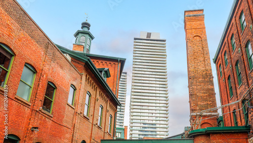 Colonial building in the Distillery District, Toronto, Canada