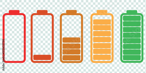 Status bar icon. Status bar phone icon vector illustration. Set of android status bar icon vector set. Smartphone notification icon vector set.