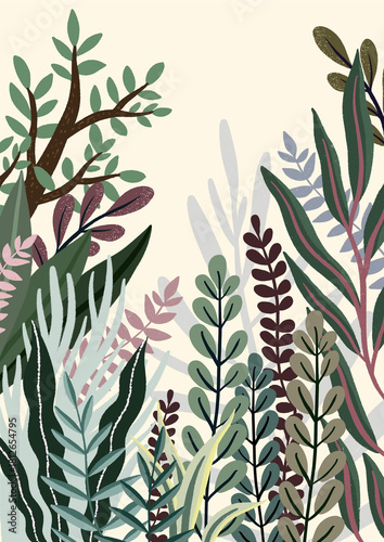 LEAVES JUNGLE PATTERN