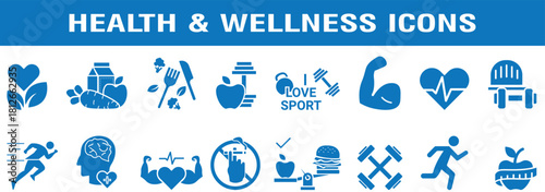 healthcare icon set collection in dual tone style. an icon pack contain health, care, doctor, nurse, hospital, clinic, medicine, pill, report, vaccine