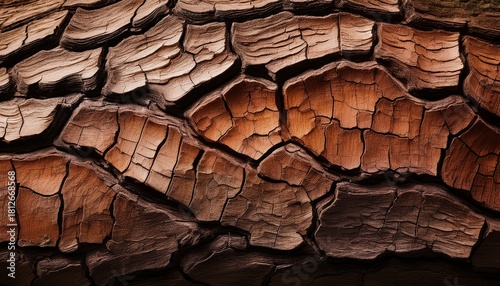 Focused Bark Detail Close View Of Textured Bark Zoomedin Image Of Cracked Tree Bark Surface