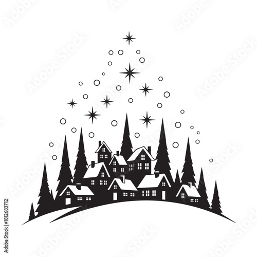 vector illustration of a house