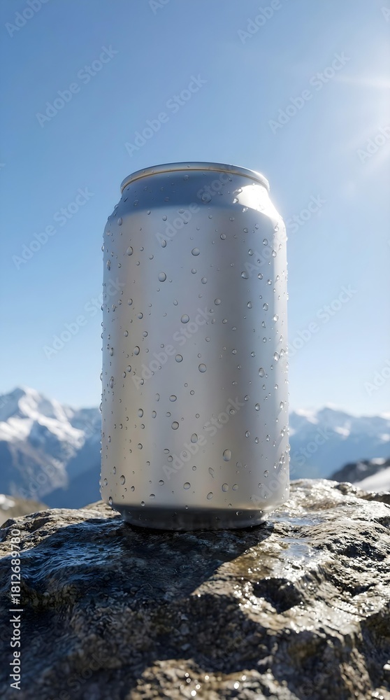 Obraz premium Mountain Cliff Fresh-Air Can