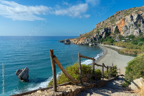 Fototapeta Naklejka Na Ścianę i Meble -  famous Preveli beach, Crete