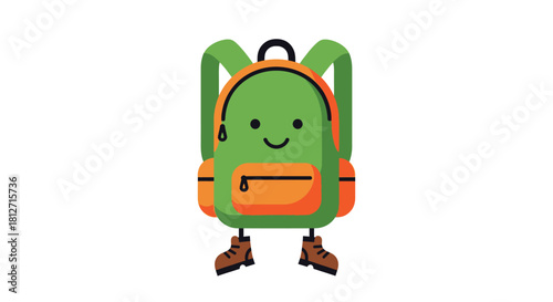 Cute Stack of Pancakes with Butter and Syrup Breakfast Delight Illustration