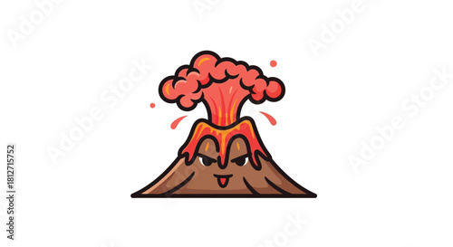 Cute Stack of Pancakes with Butter and Syrup Breakfast Delight Illustration