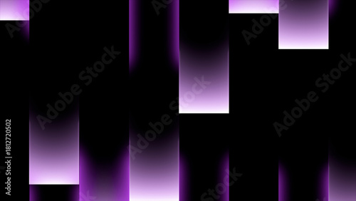 Abstract vertical panels in shades of pink and purple background. Dynamic abstract glowing light streaks