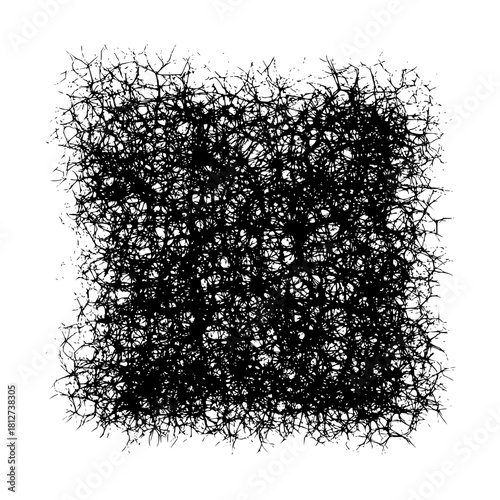 Black texture abstract pattern dark design background vector graphic illustration art element grunge style network line art