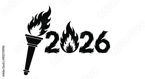 Torch ignites the year 2026 with fiery spirit and bright future
