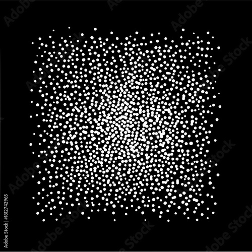 White dots pattern background design, abstract digital art, modern texture, contemporary style, simple shape art
