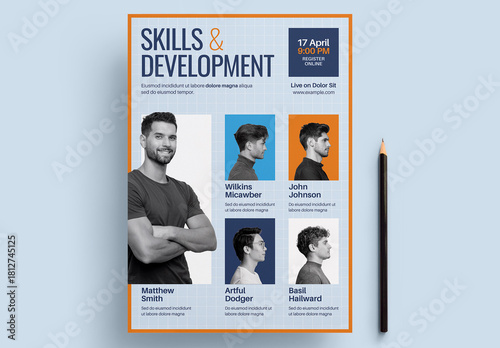 Skills and Developments Conference Flyer Layout