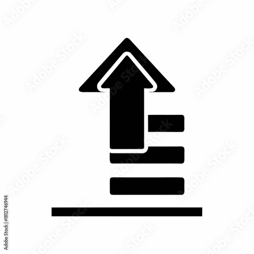 Faint White Outline of a Minimalist House Structure on a White Background.