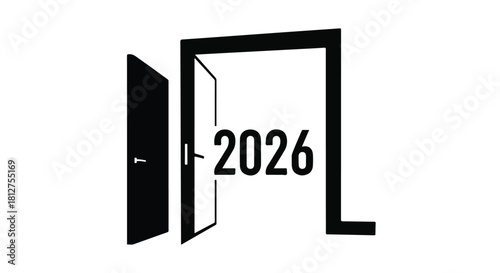 Opening the door to the future year 2026 with opportunity and new beginnings