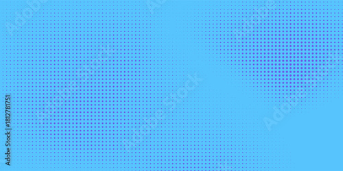 Abstract purple blue gradient pop art retro background. Comic vintage style.