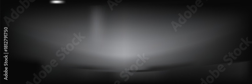 Abstract gradient podium background. Empty gray 3D studio background. Clean scene for product presentation mockup template. eps 10