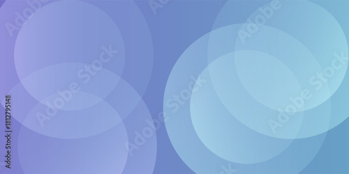 Circle minimalist abstract background,purle and green gradations effect.