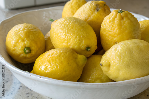 bowl of lemons