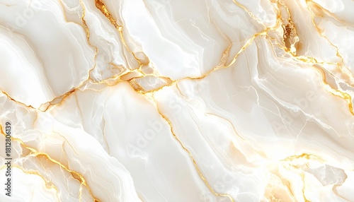 解像度ベージュ＆ゴールド大理石パターンHigh-Resolution Beige & Gold Marble Pattern