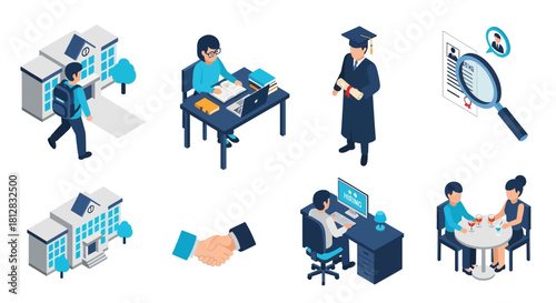 Educational progress: from campus to career in isometric design
