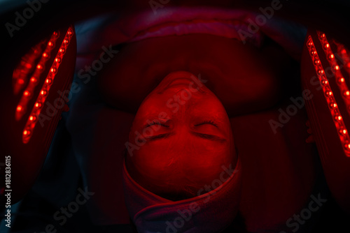 Red light therapy treatment esthetician appointment