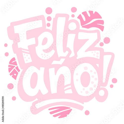 Un pink FELIZ AÑO.