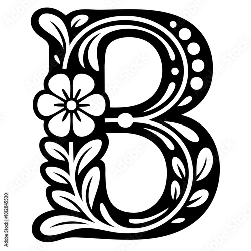 Letter B Monogram