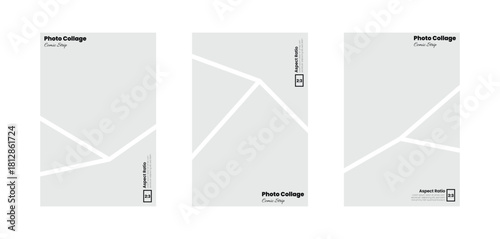 Vertical 2:3 ratio layout featuring photo panels in a comic inspired theme