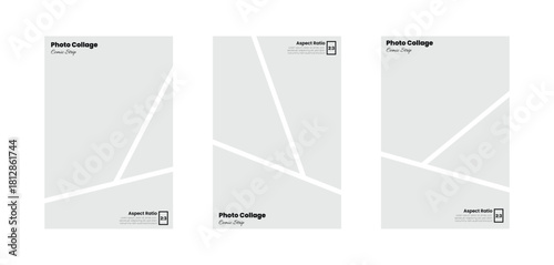 Photo panel sequence in a vertical 2:3 format styled with comic vibes