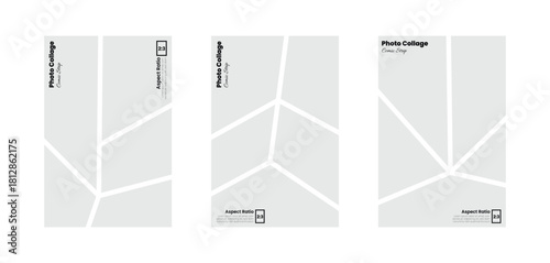 Vertical 2:3 ratio comic themed photo panel concept